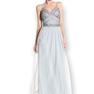 MARINA Embellished Beaded Bodice Gown